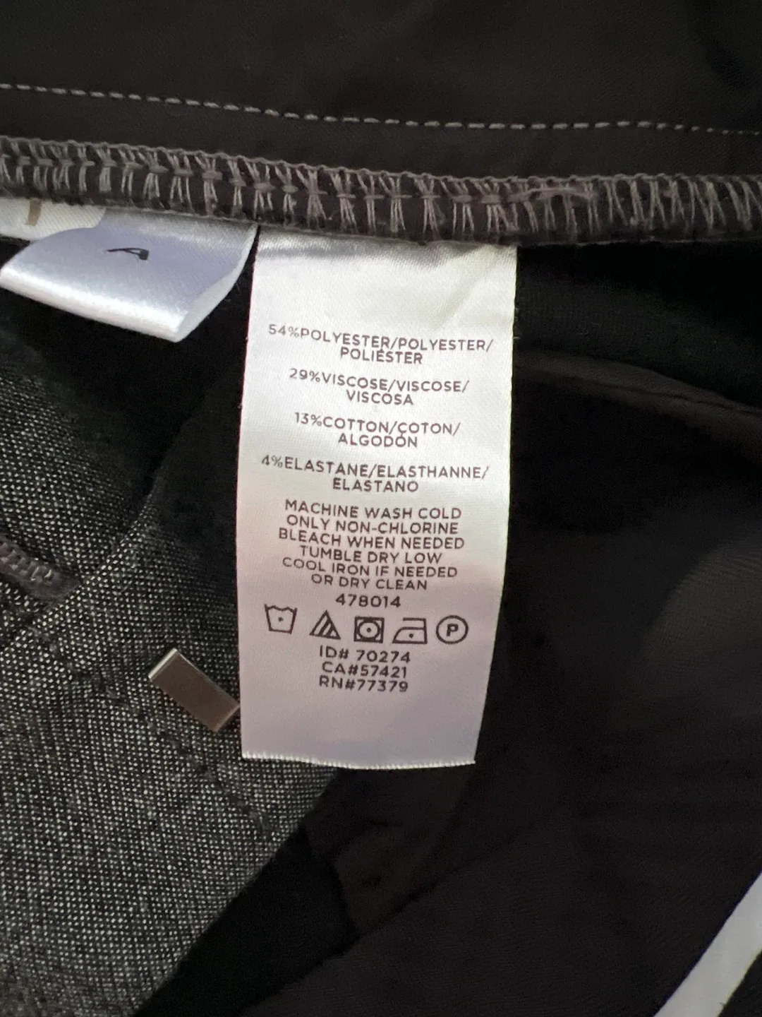 Ann Taylor Petite Gray Pants - Size 2P image indicator(3)