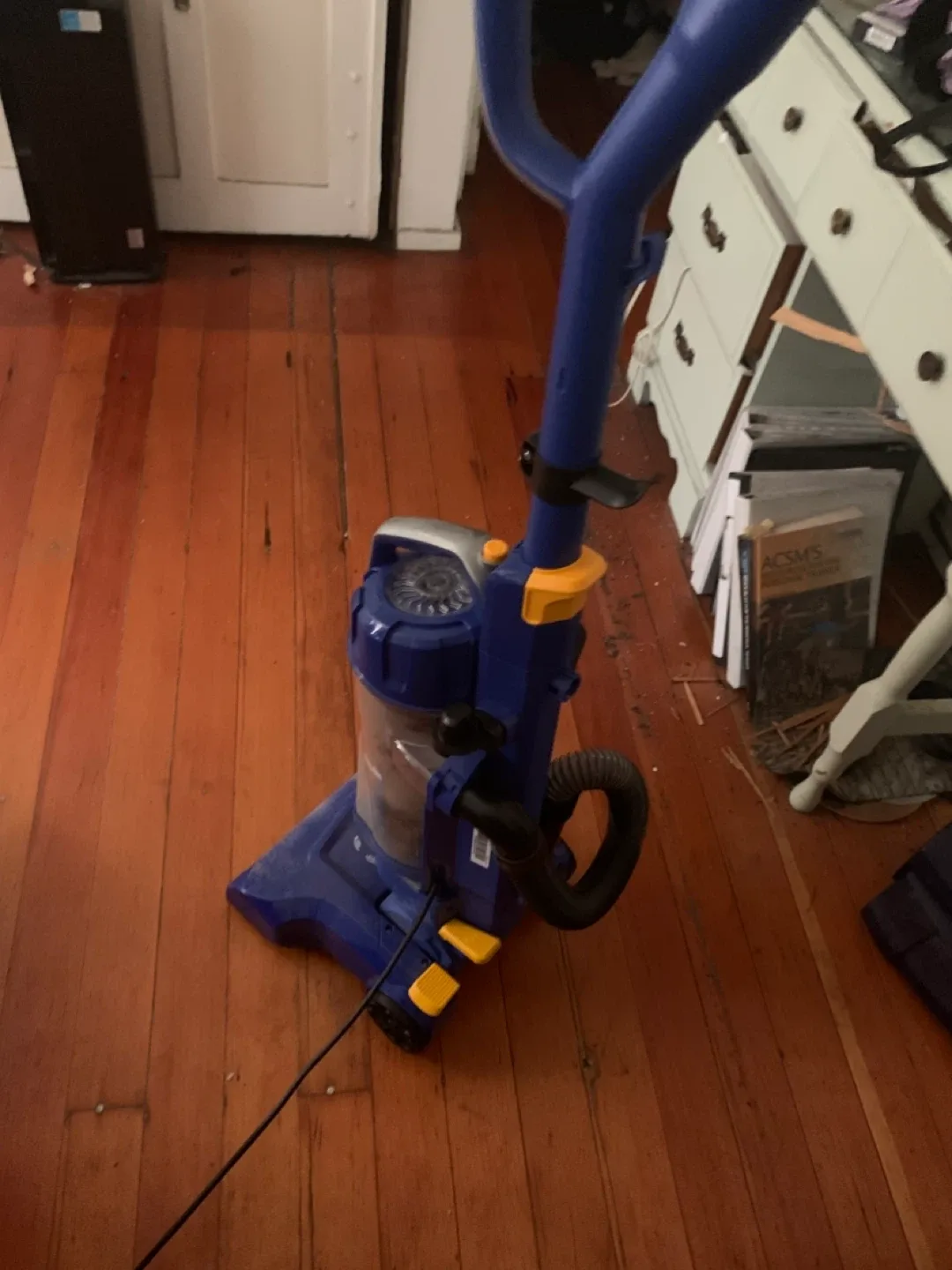 Blue Upright Vacuum Cleaner thumbnail