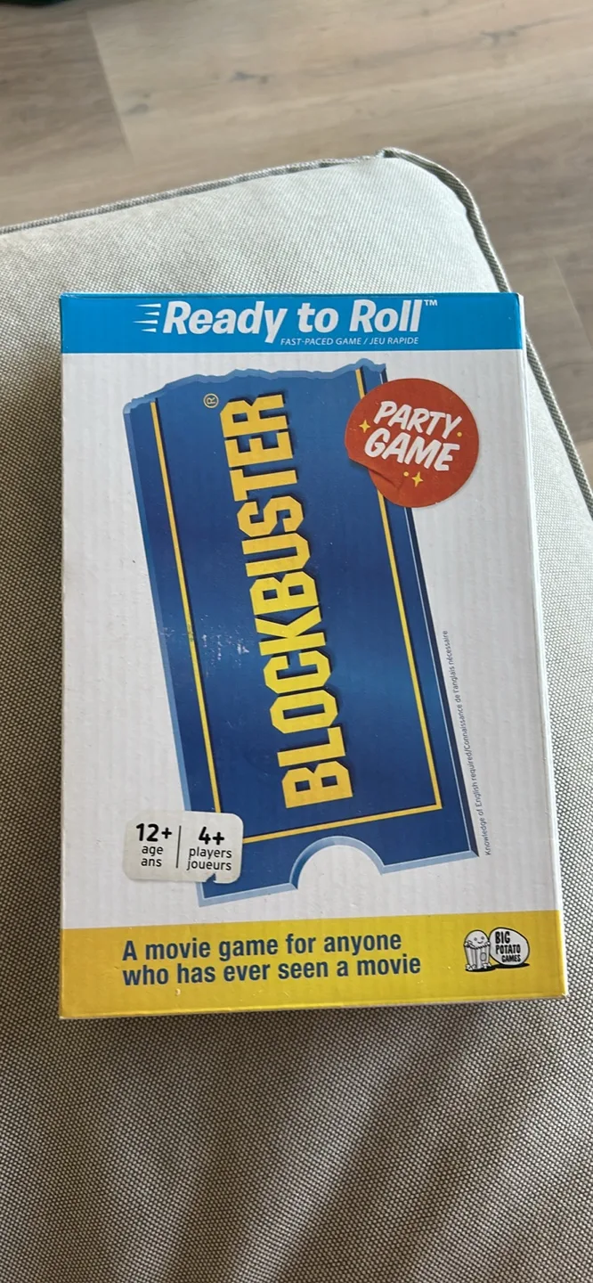 Blockbuster Ready to Roll Party Game - New in Box!