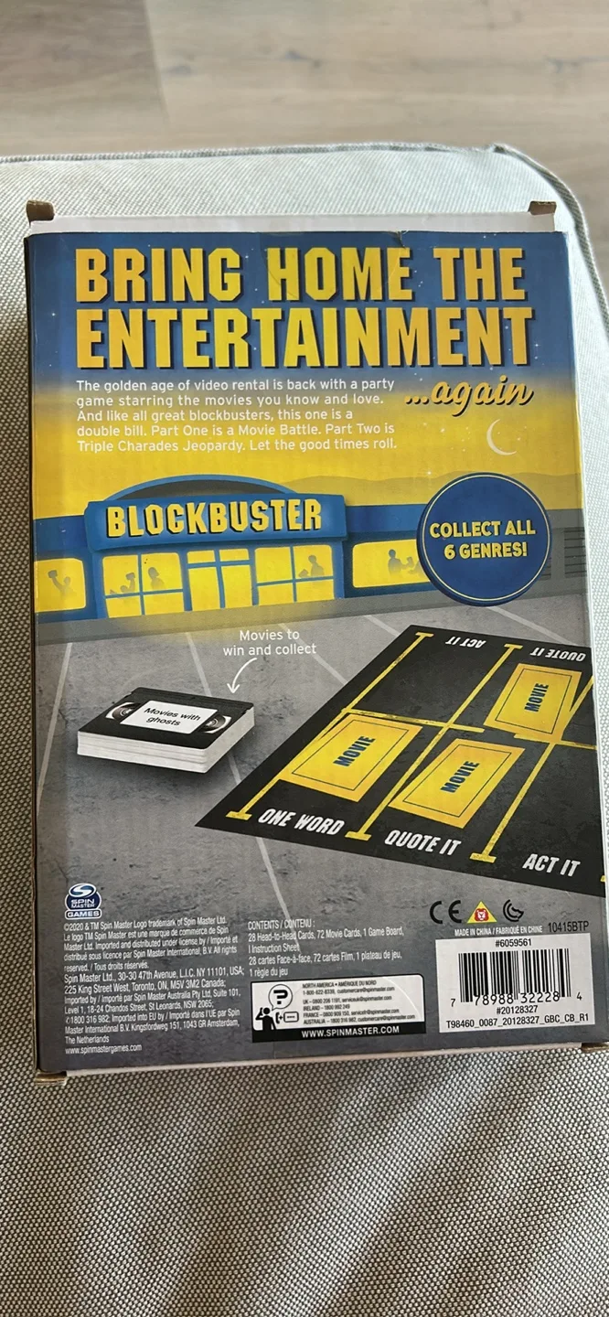 Blockbuster Ready to Roll Party Game - New in Box! image indicator(2)