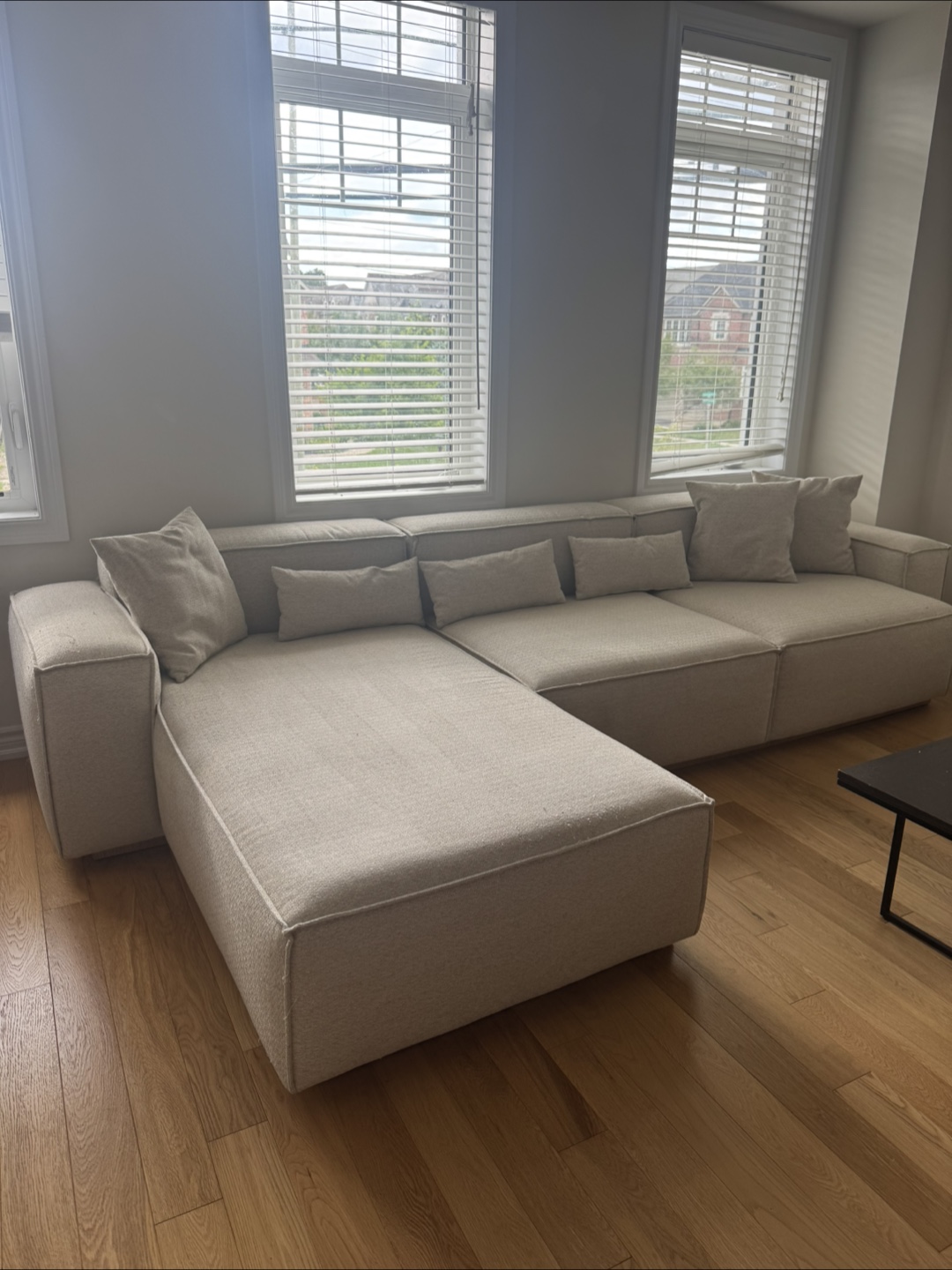 Beige Sectional Sofa