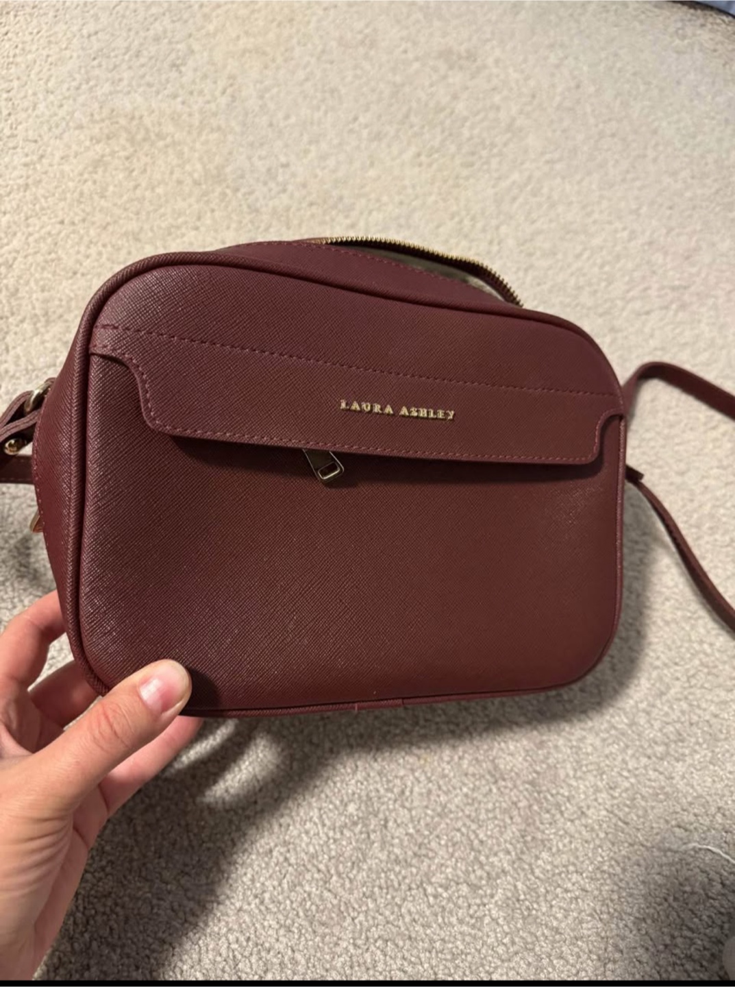 Laura Ashley Burgundy Crossbody Bag - photo 3