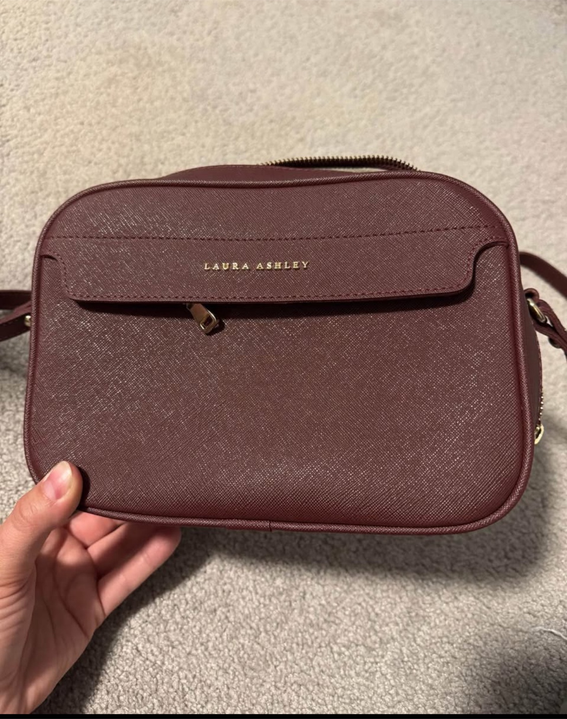 Laura Ashley Burgundy Crossbody Bag - photo 4