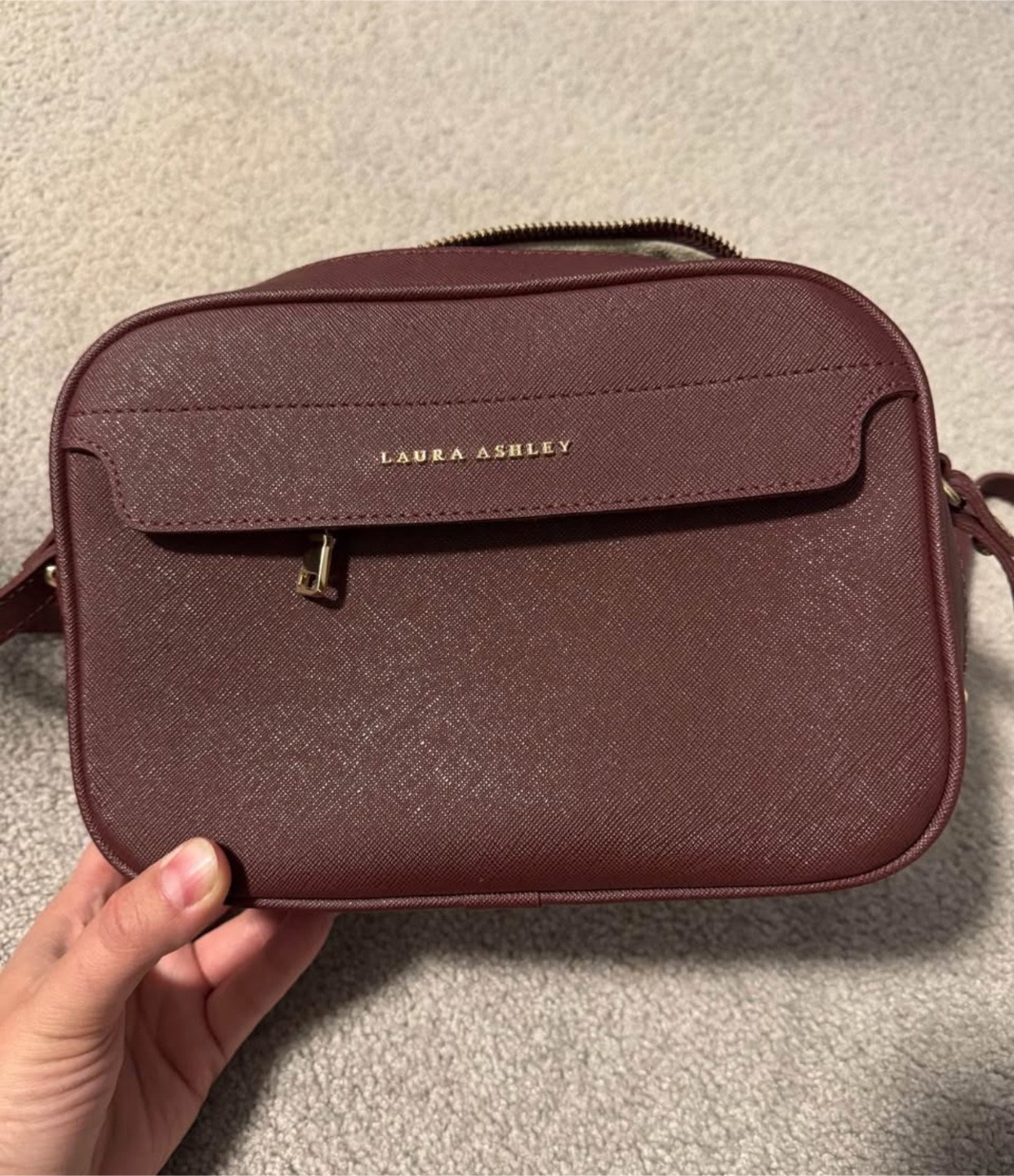 Laura Ashley Burgundy Crossbody Bag - photo 2