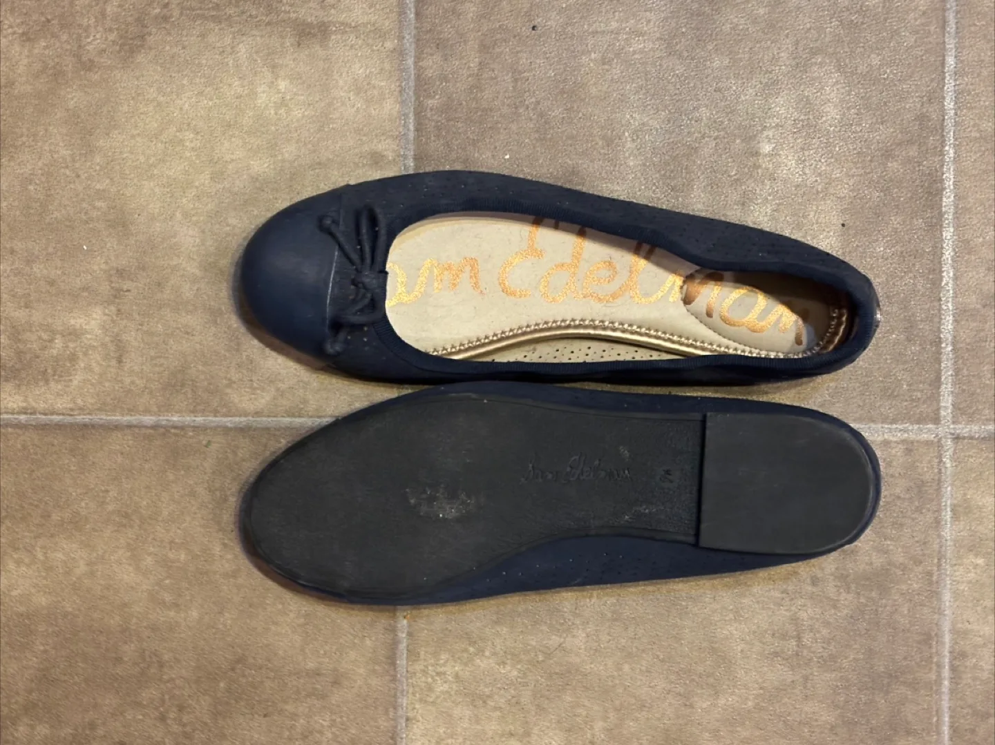 Sam Edelman Blue Ballet Flats, Size 8 thumbnail
