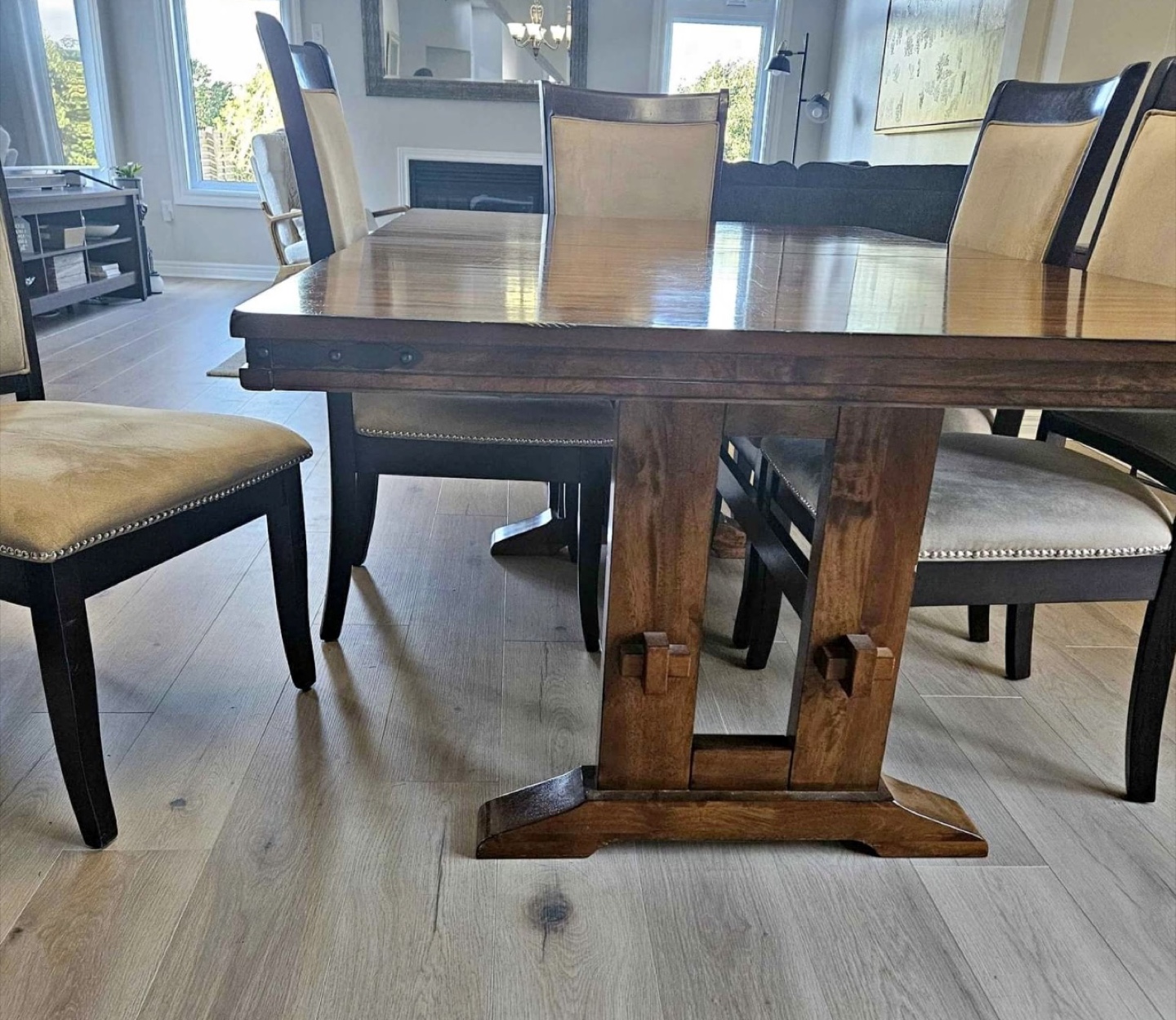 Dining Table with Six Chairs