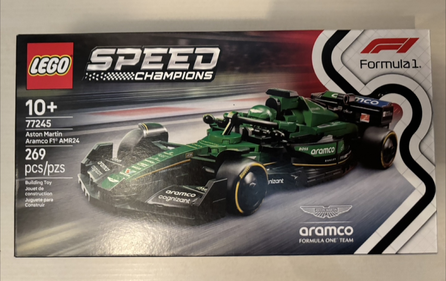 LEGO Speed Champions Aston Martin Aramco F1 AMR24 - NEW