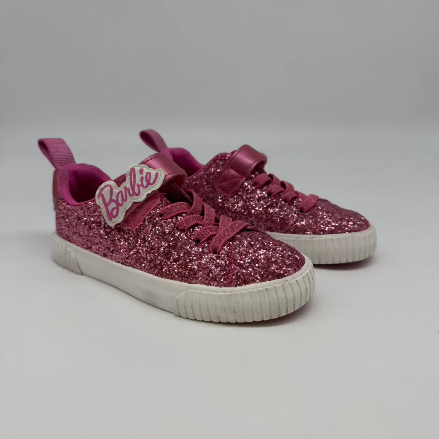 Barbie Girls Sneakers Pink Glitter – kids Size US 12 (EU 29) thumbnail