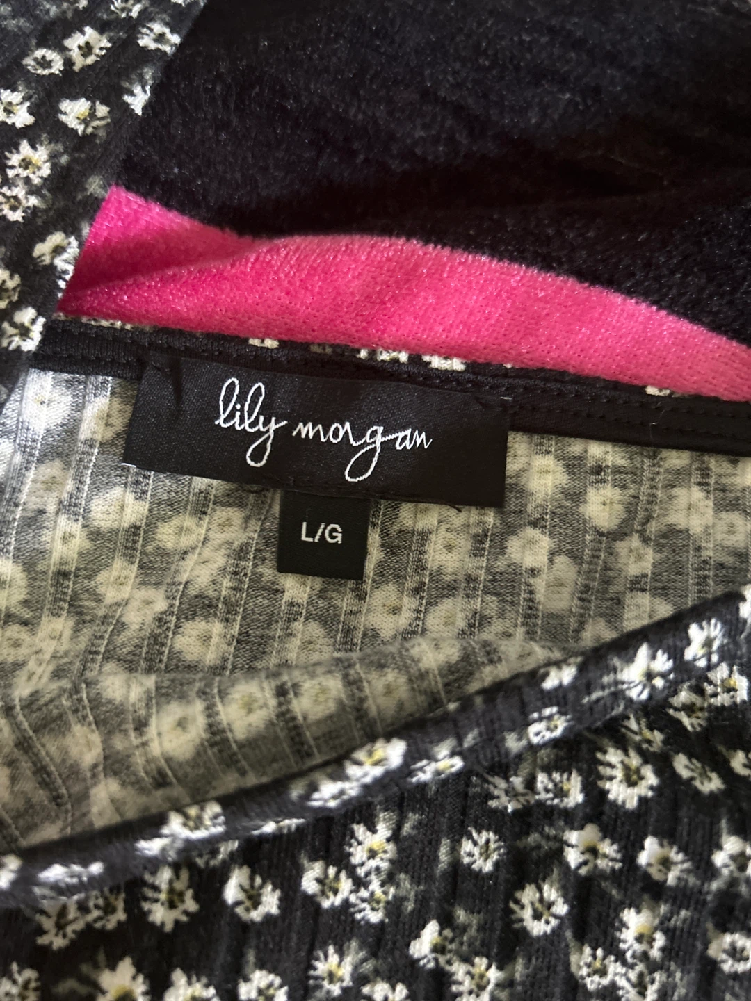Lily Morgan Floral Tank Top - Size L - photo 2