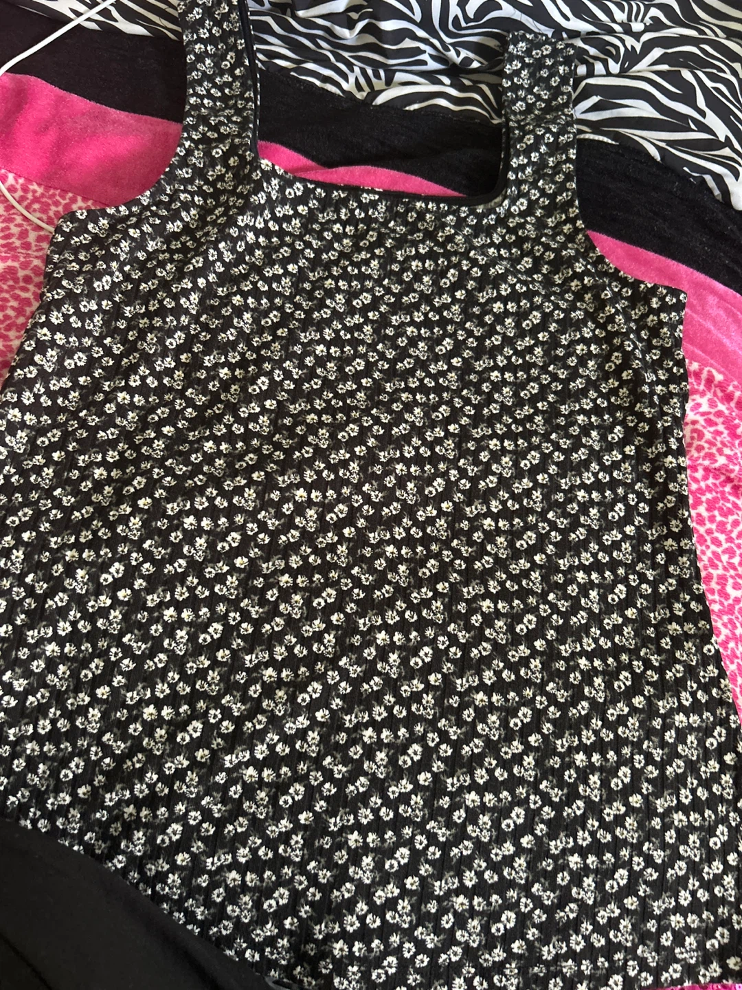 Lily Morgan Floral Tank Top - Size L