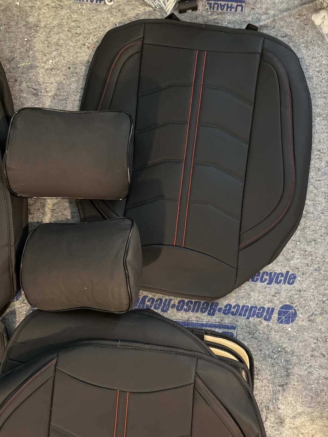 Black Car Seat Covers - Full Set - photo 3