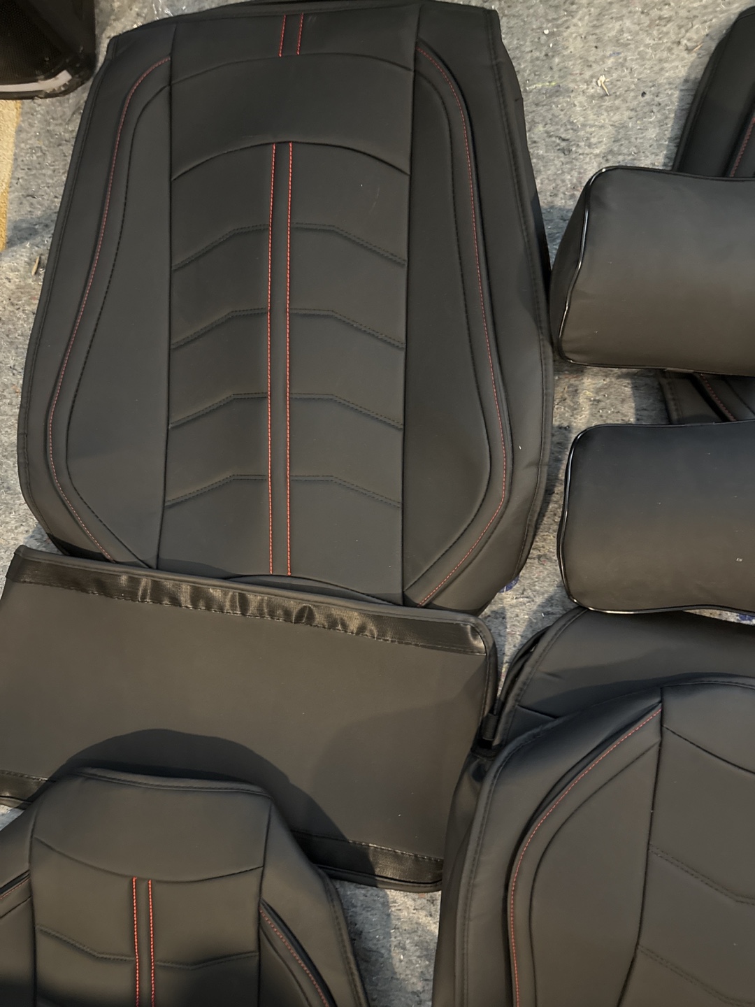 Black Car Seat Covers - Full Set - photo 4