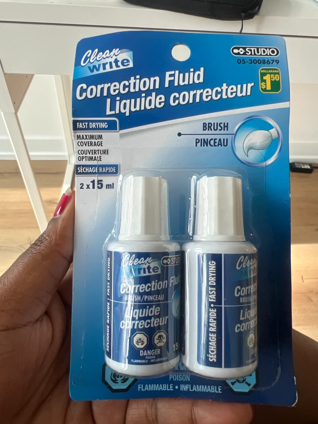 Clean Write Correction Fluid - New