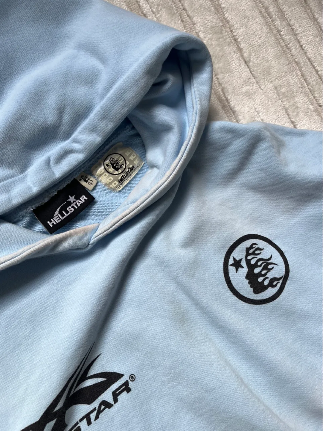 Hellstar Light Blue Hoodie image indicator(2)