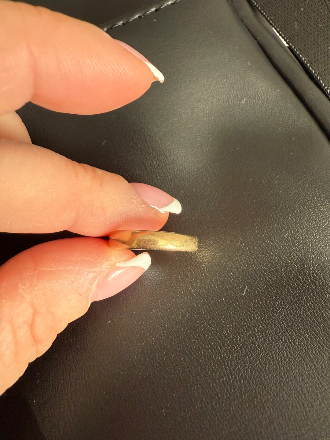 10K Gold Band Ring, Size 6 - photo 3