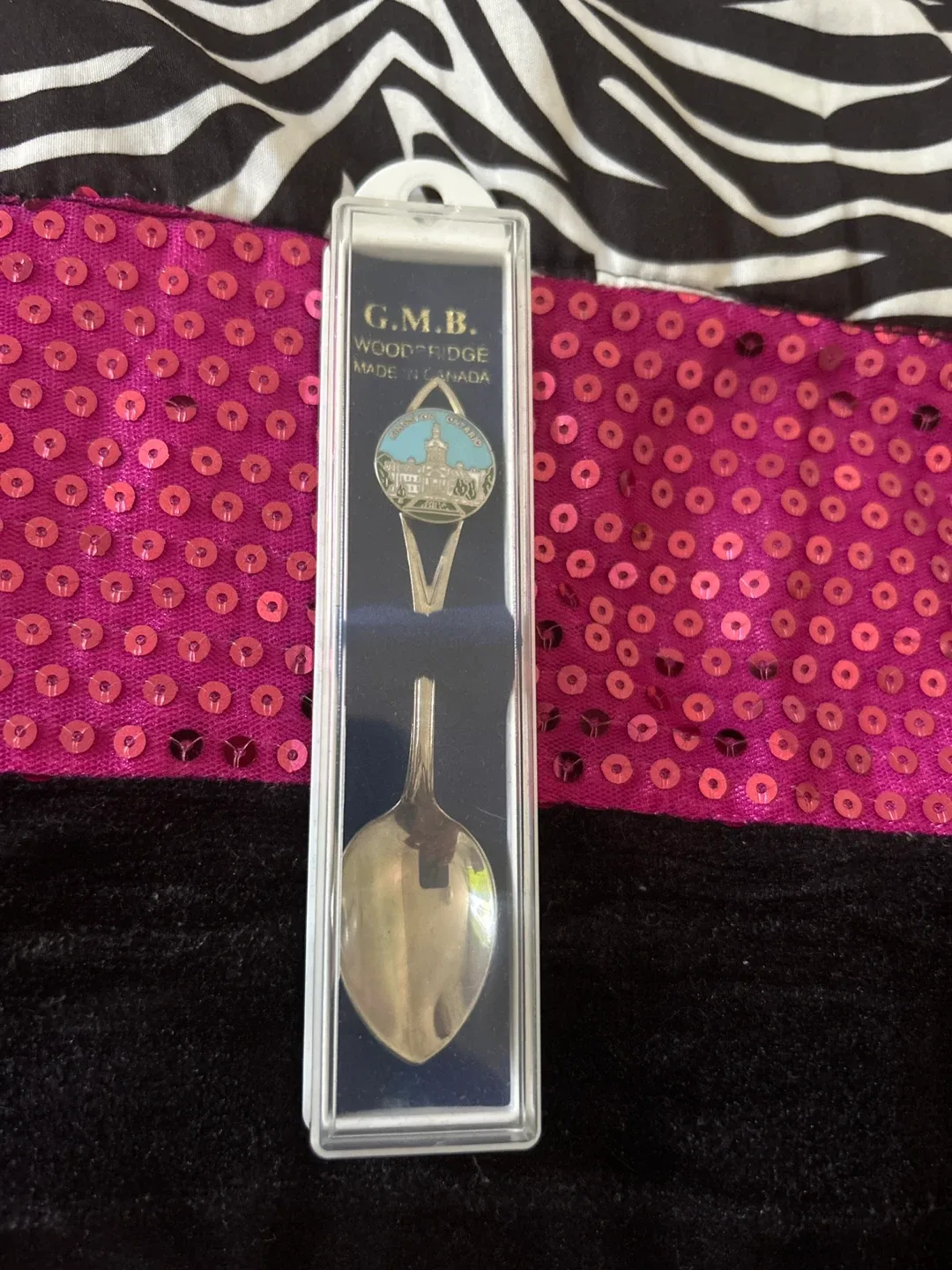 G.M.B. Woodbridge Souvenir Spoon - Made in Canada thumbnail