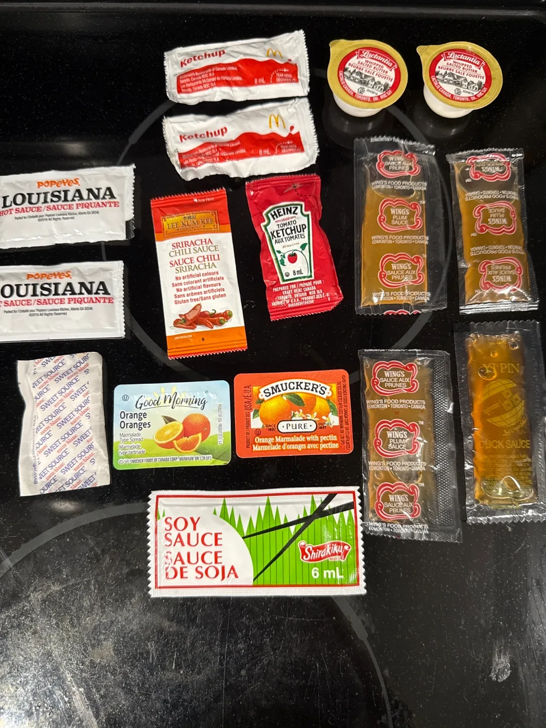 Variety of Condiment Packets thumbnail