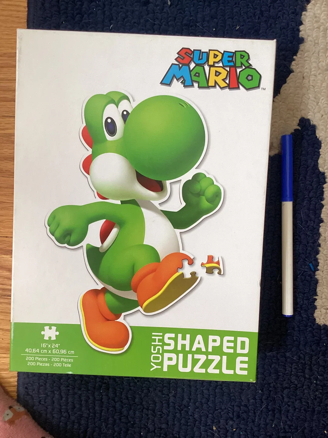 Super Mario Yoshi Shaped Puzzle 200 Pieces thumbnail