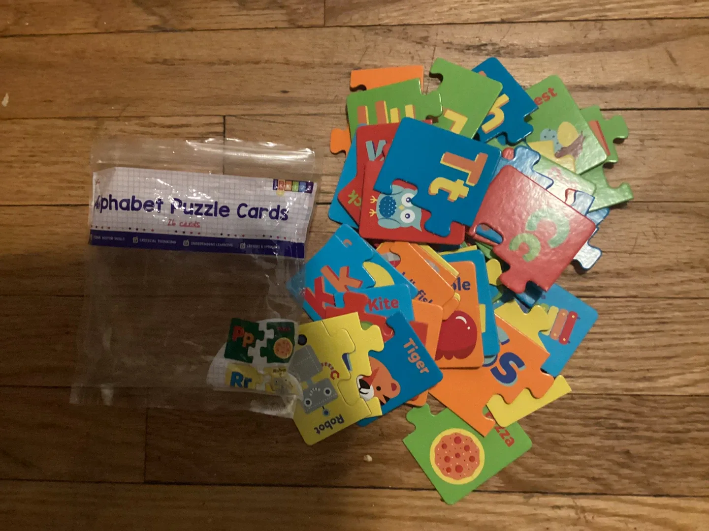 Alphabet Puzzle Cards - 25 Cards thumbnail
