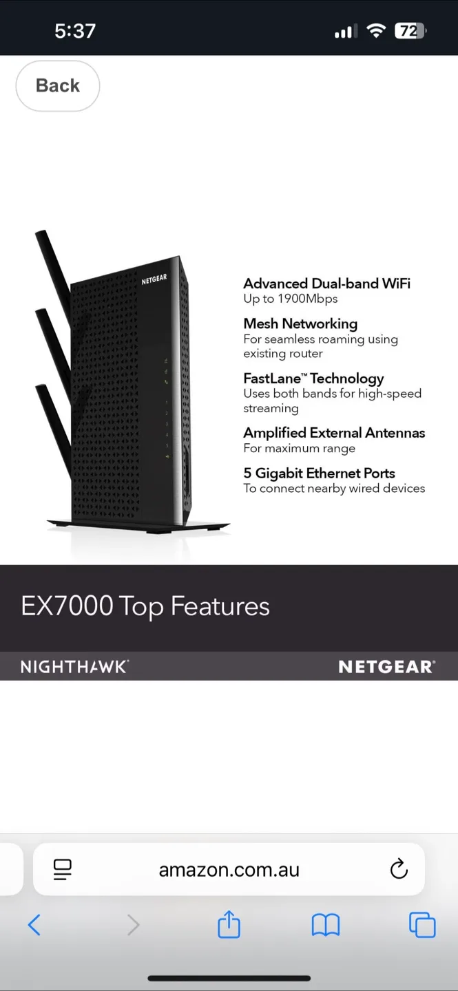 Netgear WiFi Range Extender image indicator(7)