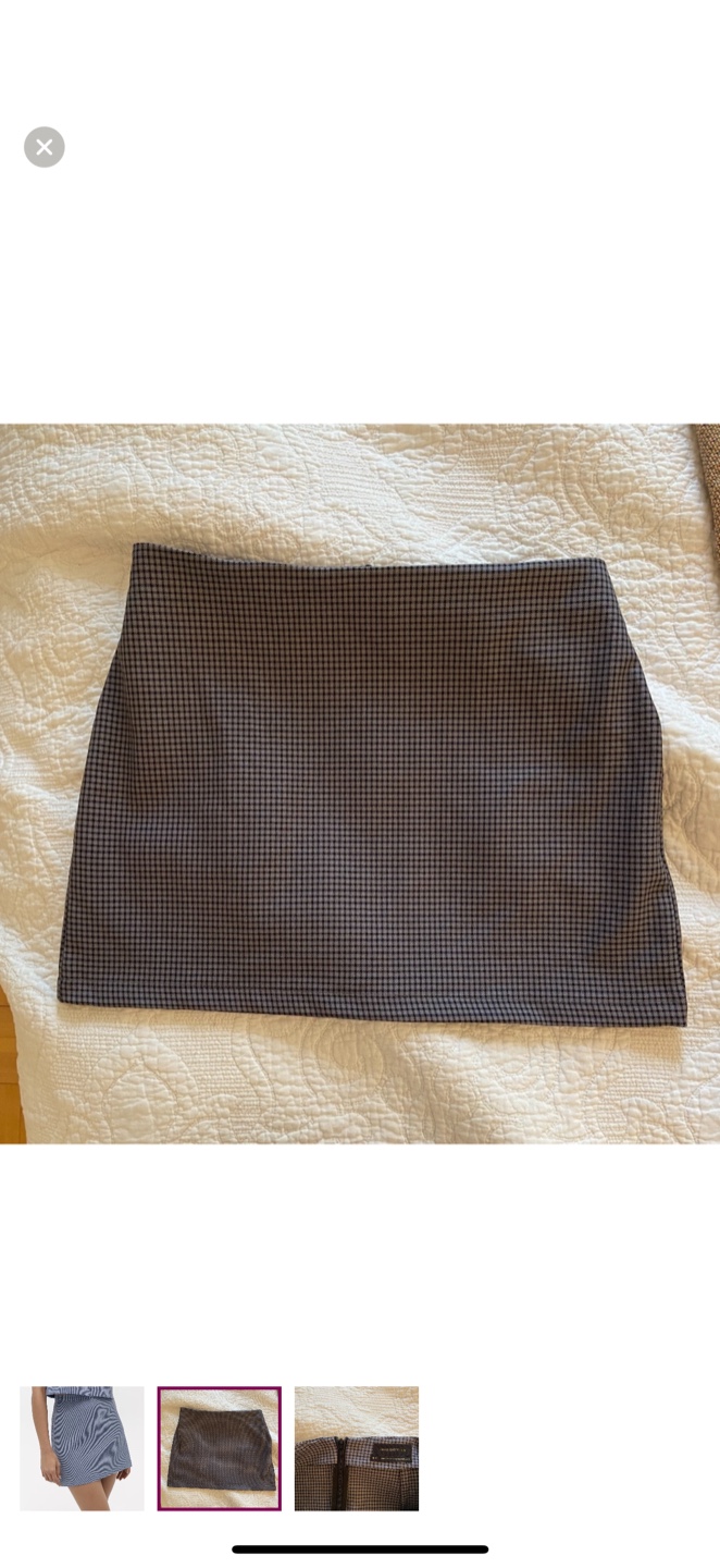 Urban outfitters plaid mini skirt size medium - photo 2