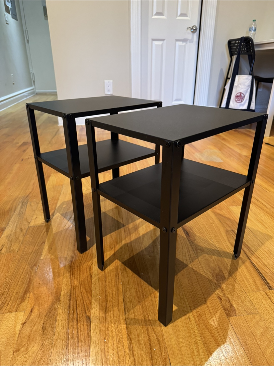 Black IKEA Side Tables - Set of 2 - photo 3