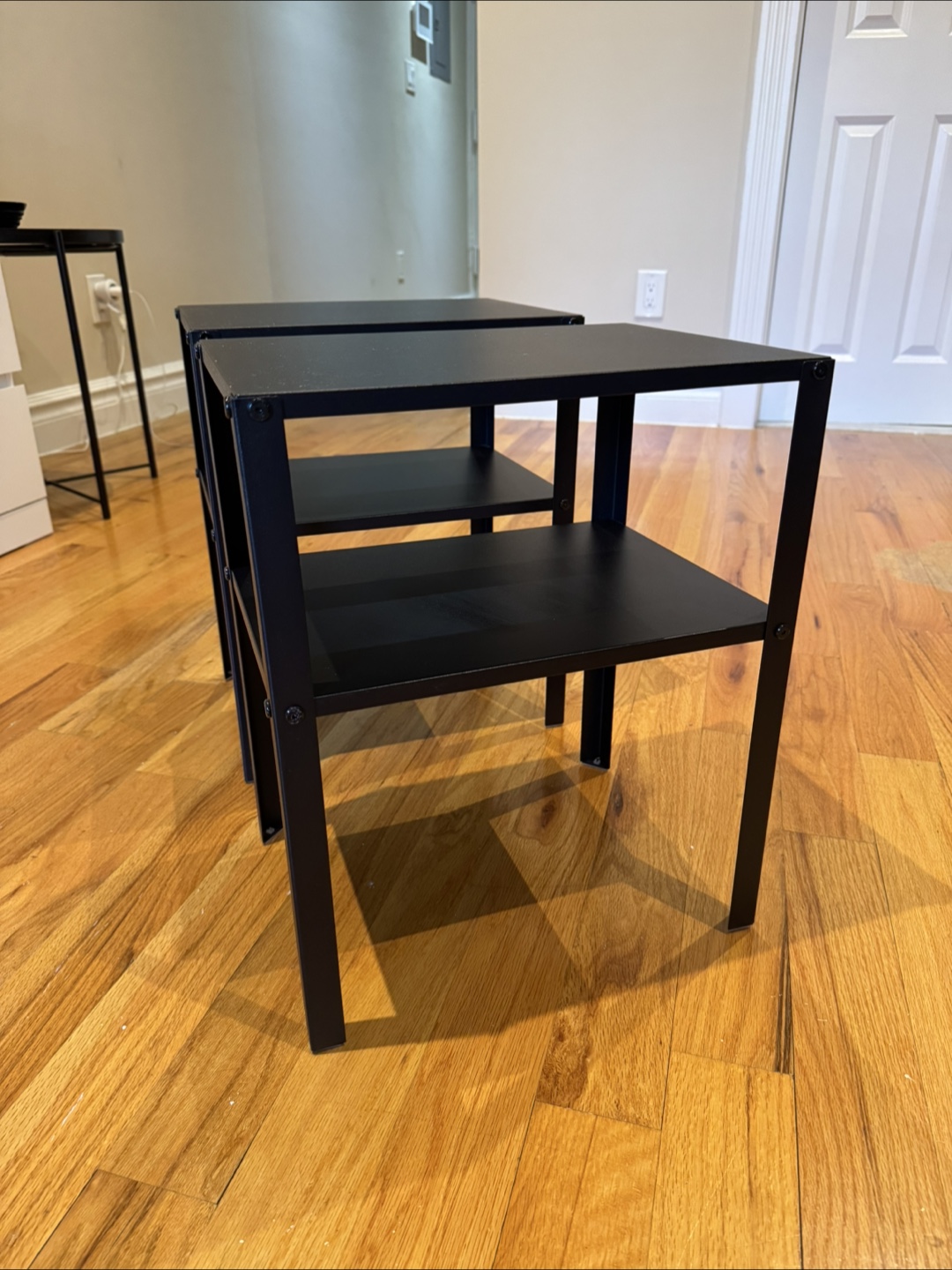 Black IKEA Side Tables - Set of 2 - photo 4