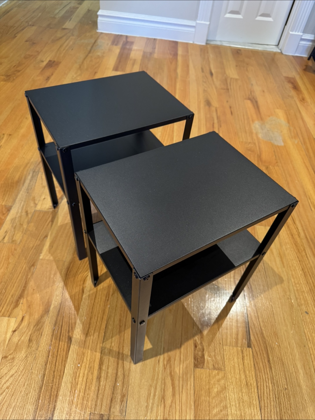 Black IKEA Side Tables - Set of 2