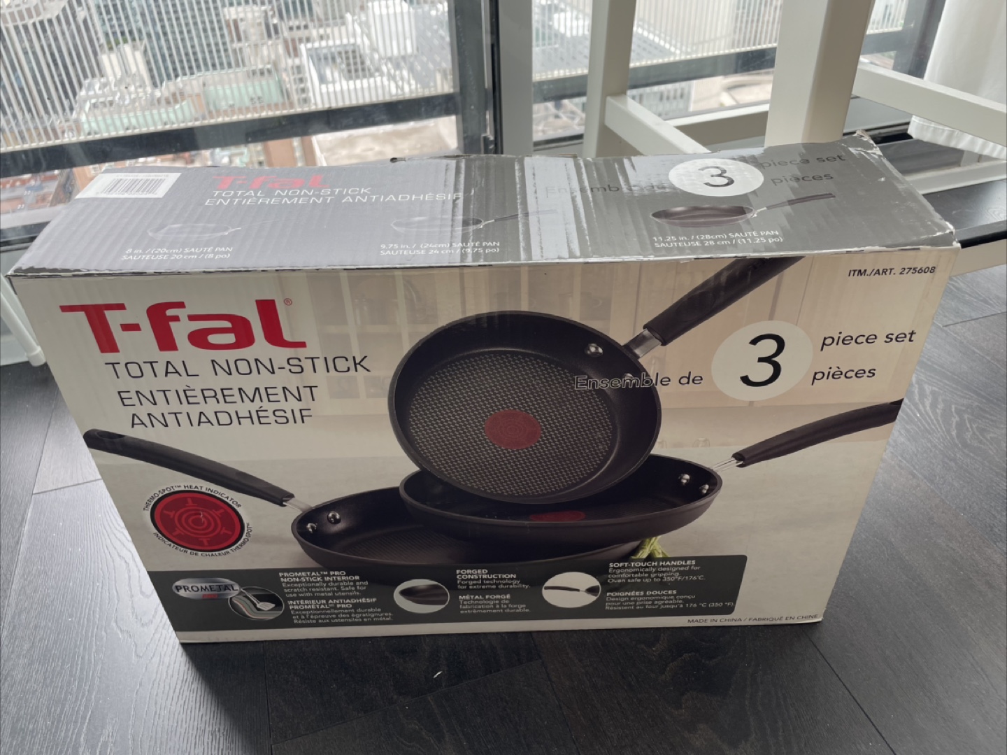 T-fal 3-Piece Non-Stick Fry Pan Set