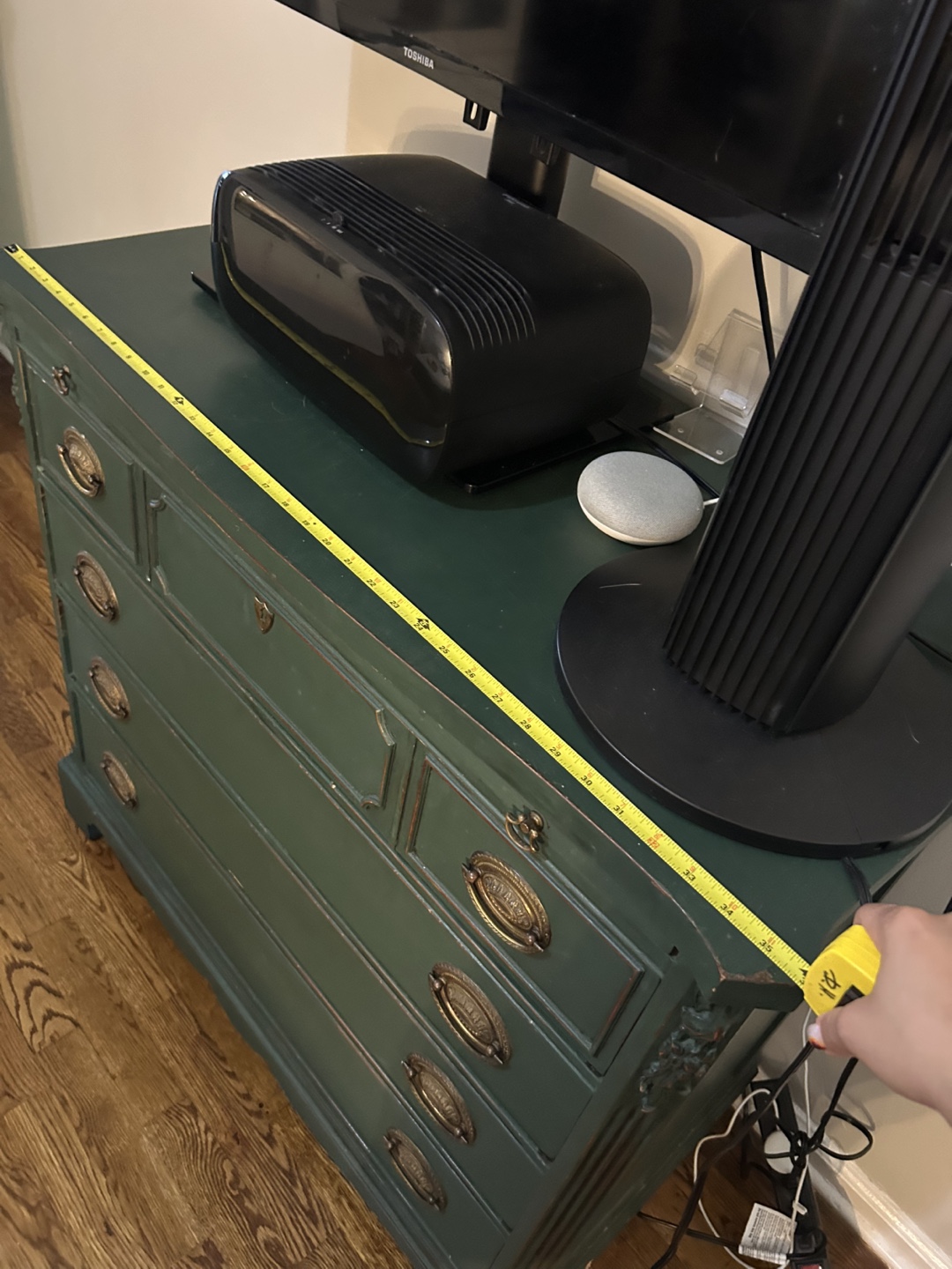 Green Vintage Wooden Dresser - photo 5