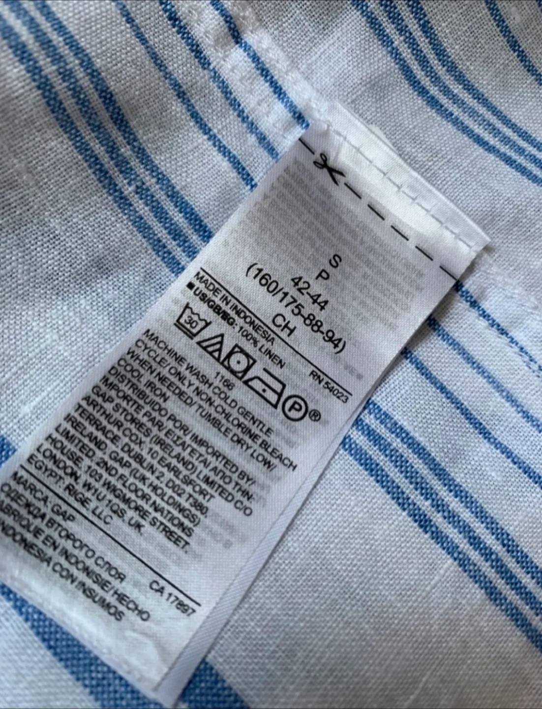 GAP 100% Linen Shirt - Size S image indicator(7)