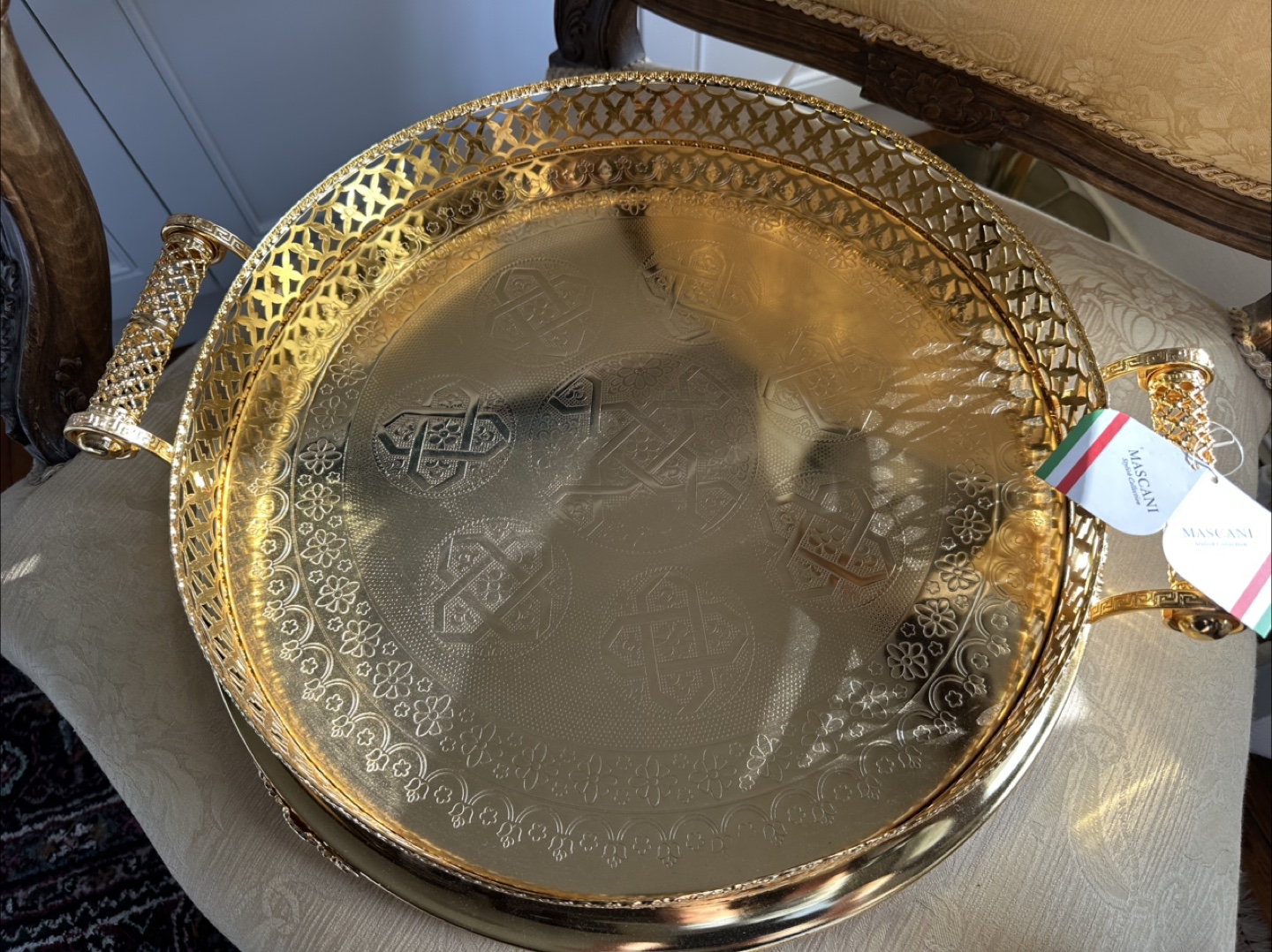 Moroccan Serving Tea Tray - photo 3