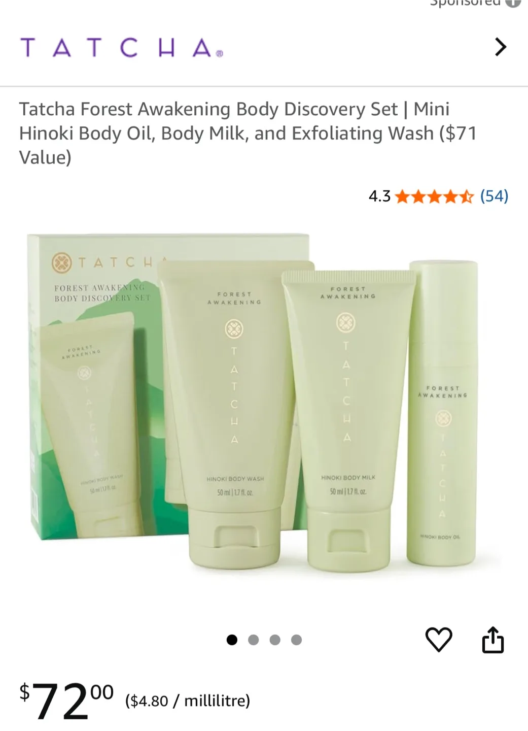 Tatcha Forest Awakening Body Discovery Set thumbnail