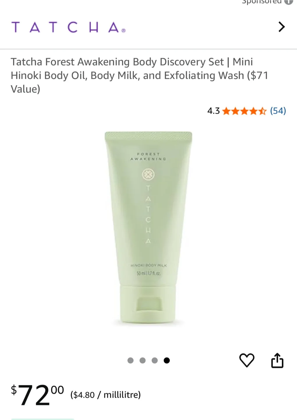 Tatcha Forest Awakening Body Discovery Set image indicator(4)