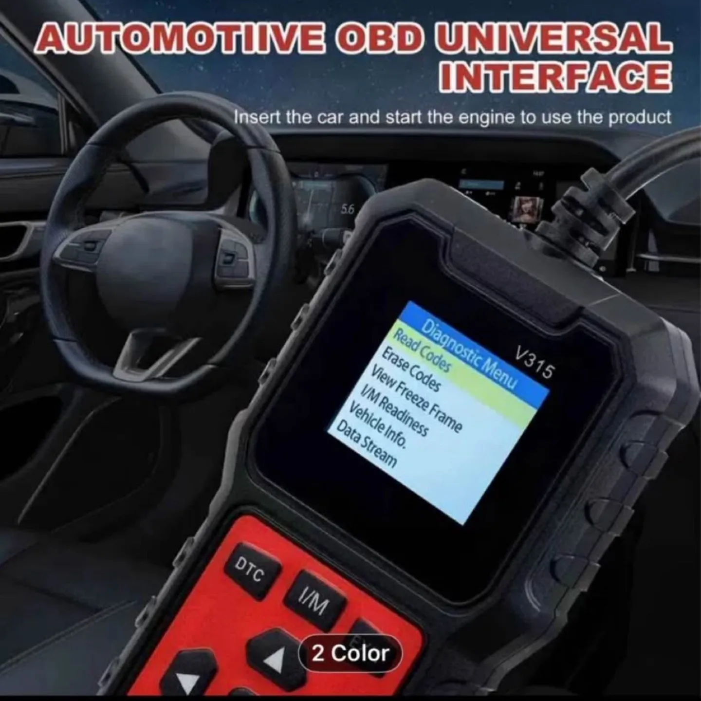 OBD Powered OBD2 Car Scanner V315 - Engine Code Reader thumbnail