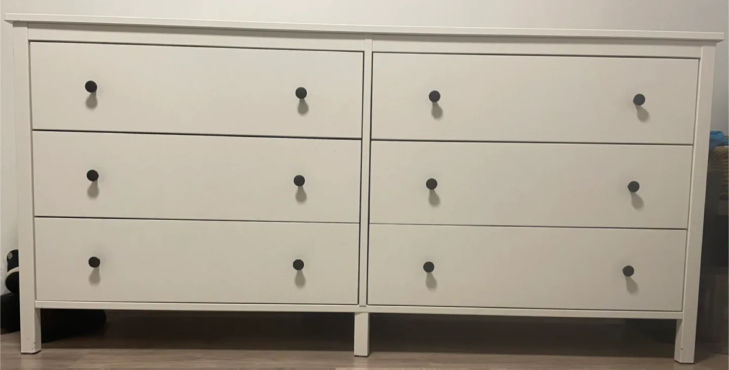 KOPPANG Chest of 6 drawers- WHITE
