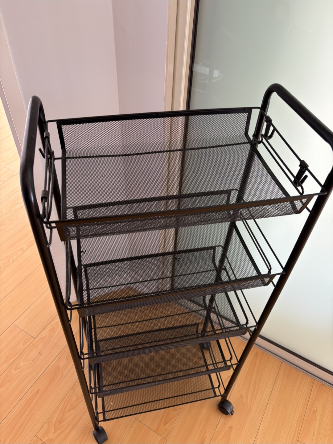Michales Black 5-Tier Rolling Storage Cart - photo 4