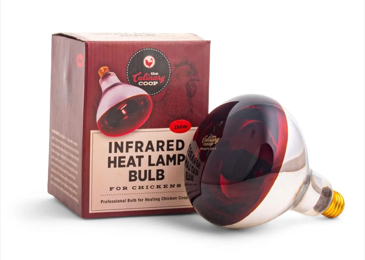 The Culinary Coop Infrared Heat Lamp Bulb - 250W thumbnail