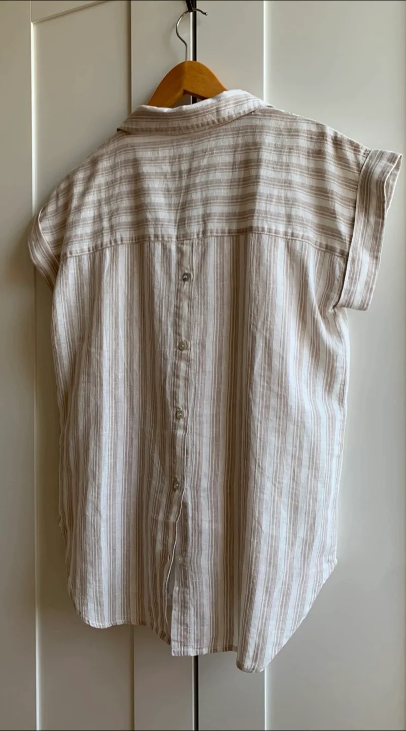 Cute Linen Blend Top image indicator(2)