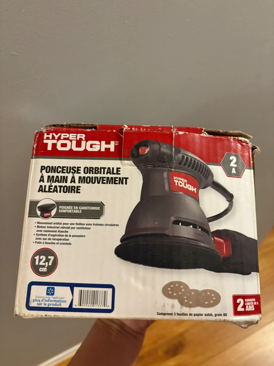 Hyper Tough Orbital Sander w/ Sanding Discs