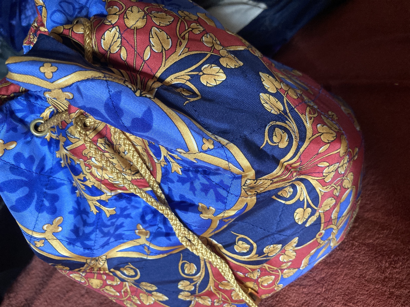 Versace Inspired Drawstring Backpack - photo 3