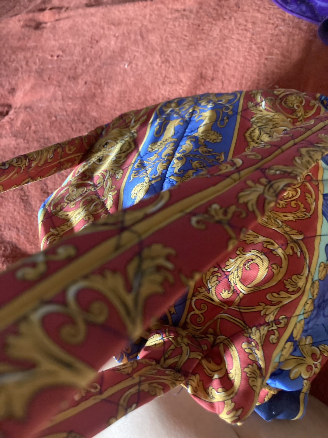 Versace Inspired Drawstring Backpack - photo 2