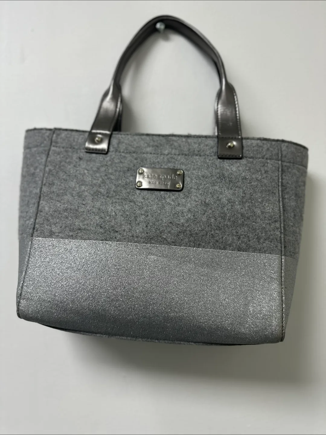 Kate Spade Grey Tote Bag thumbnail