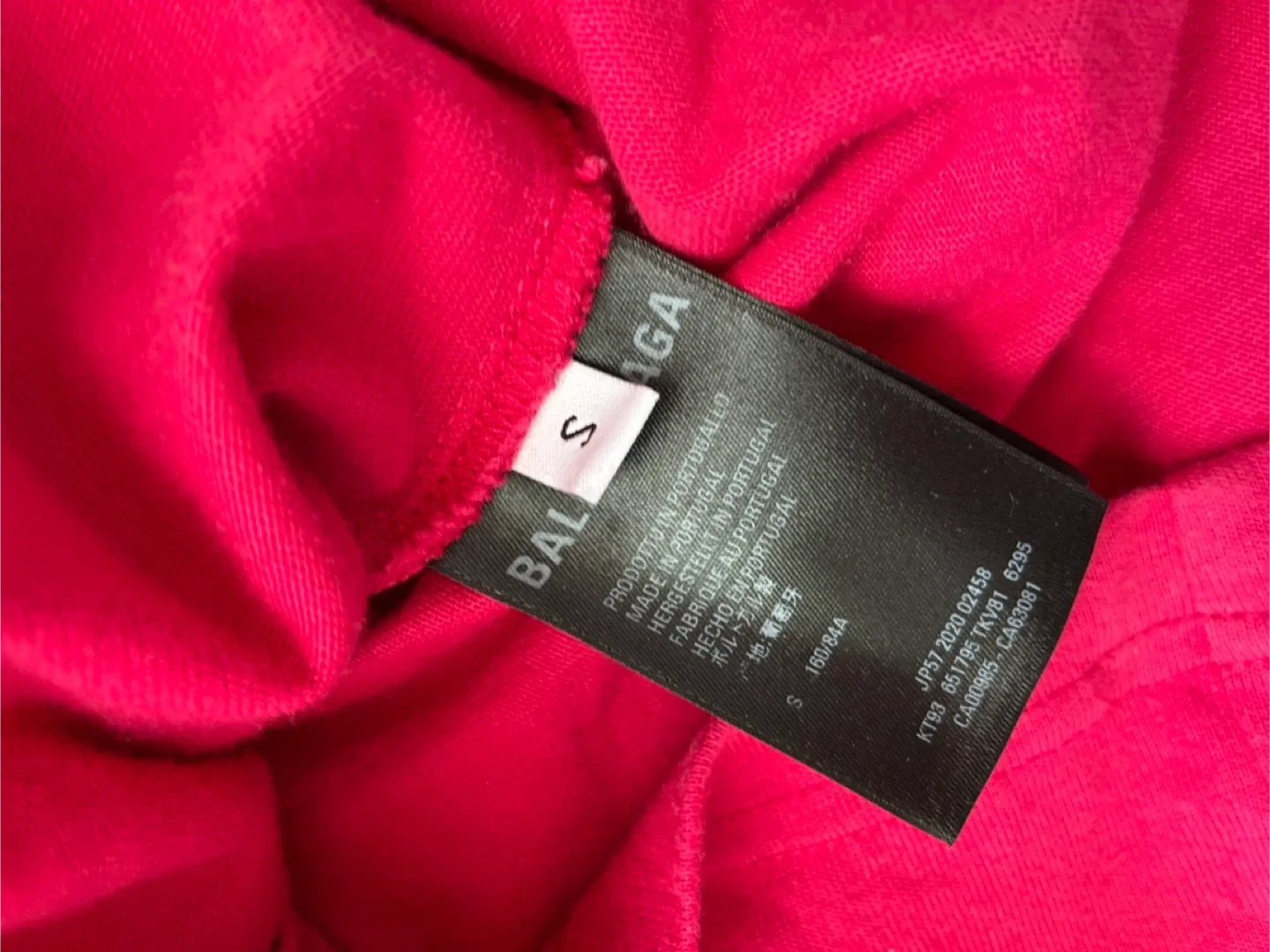 Balenciaga UNIFIT Pink T-Shirt Size S image indicator(3)