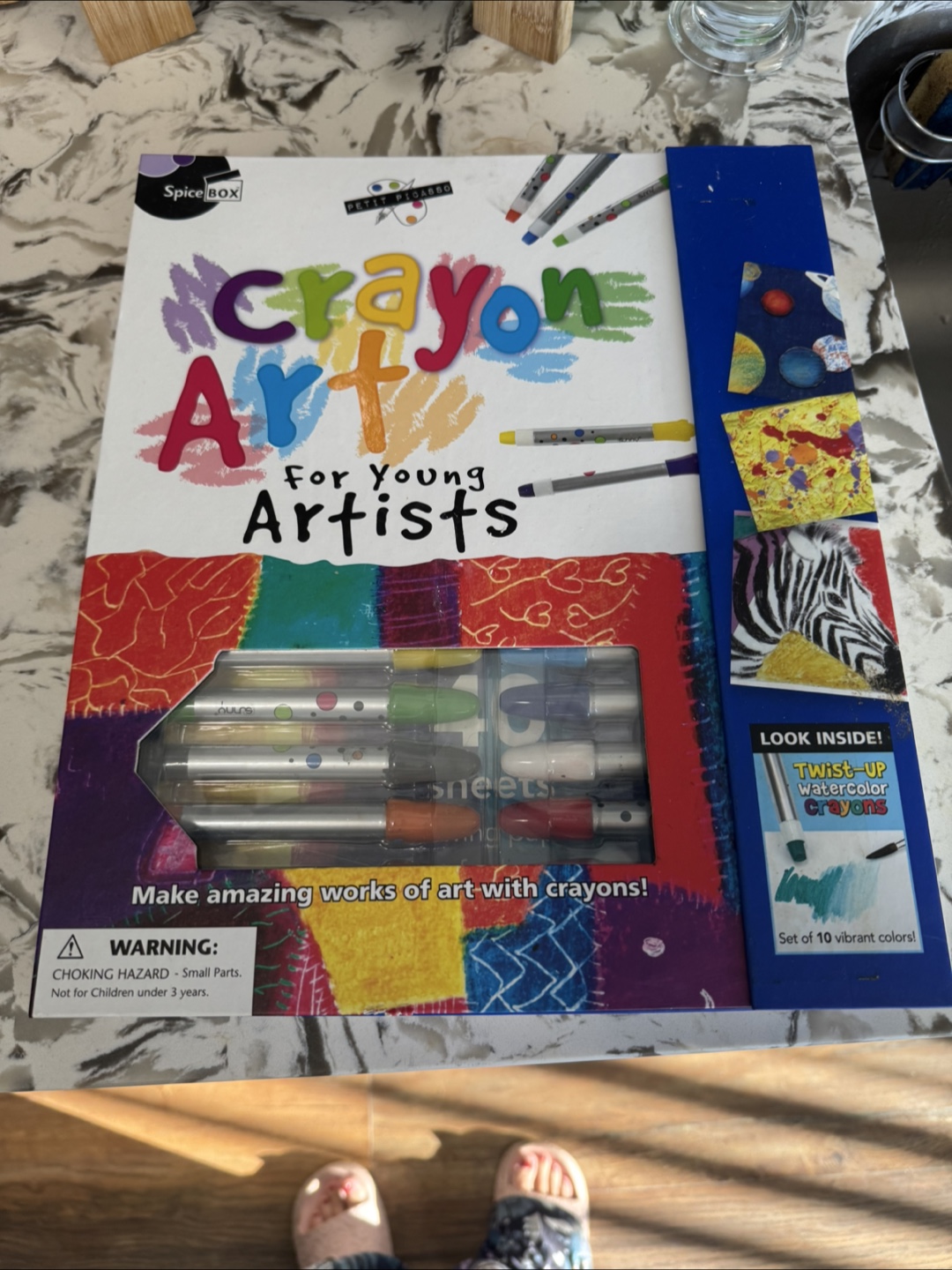 Crayon Art for Young Artists - Spice Box