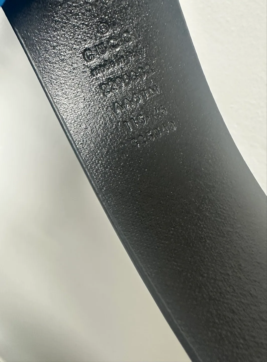 Gucci Black Leather Belt Size 115/46 image indicator(3)