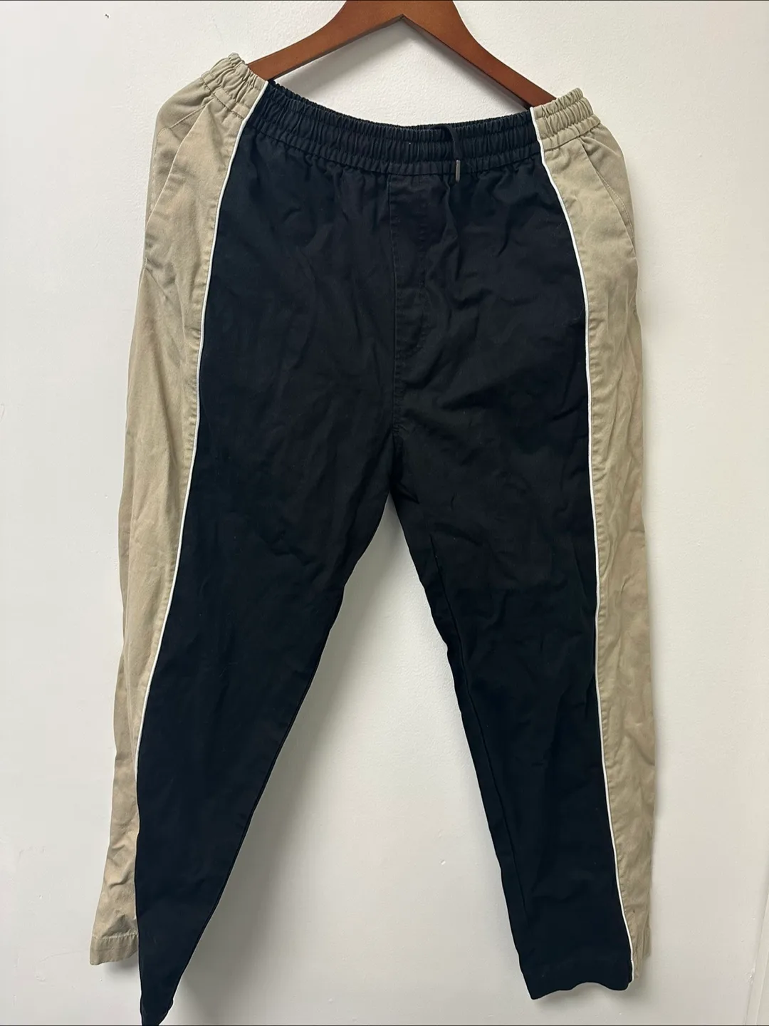 Burberry Black & Beige Track Pants image indicator(3)