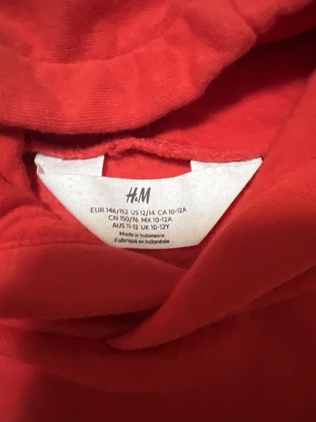 H&M Red Hoodie - Size 12/14 - photo 2
