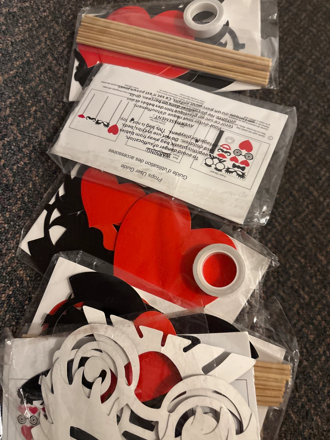 Photo Booth Props - New in Package