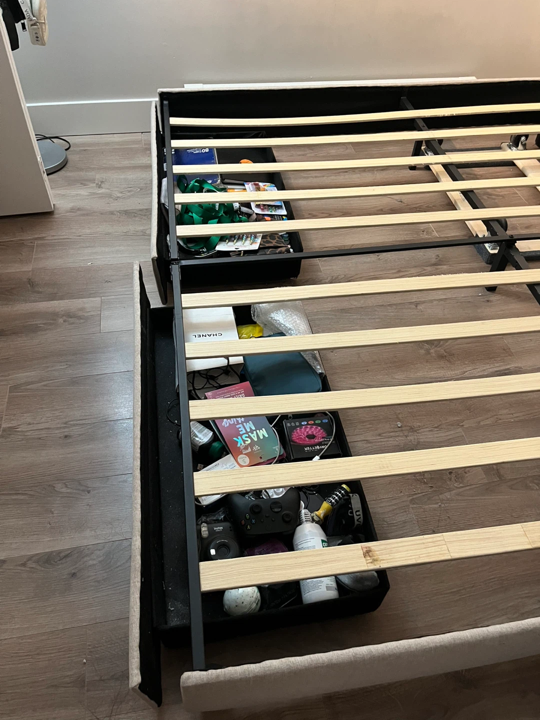 King size Bed Frame with Storage Drawers - photo 3